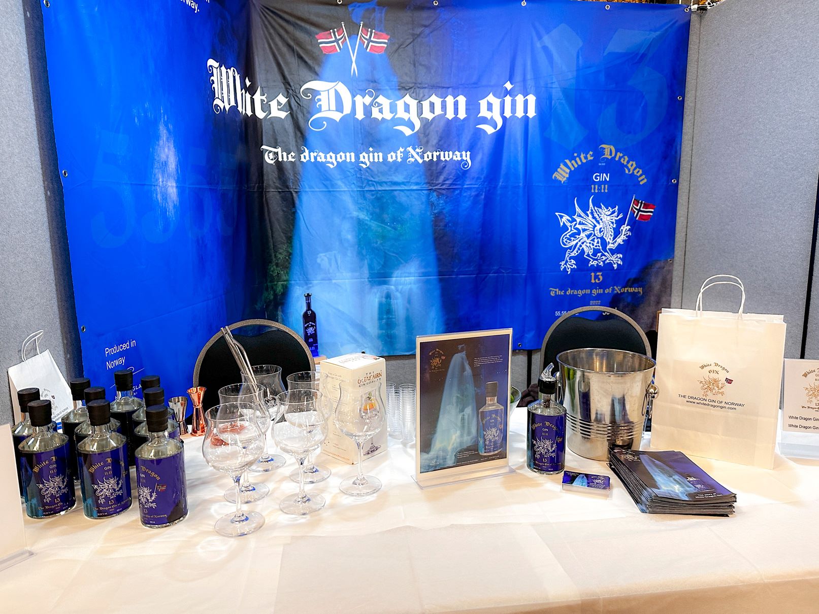 Our booth at the Liverpool Gin Festival 2022